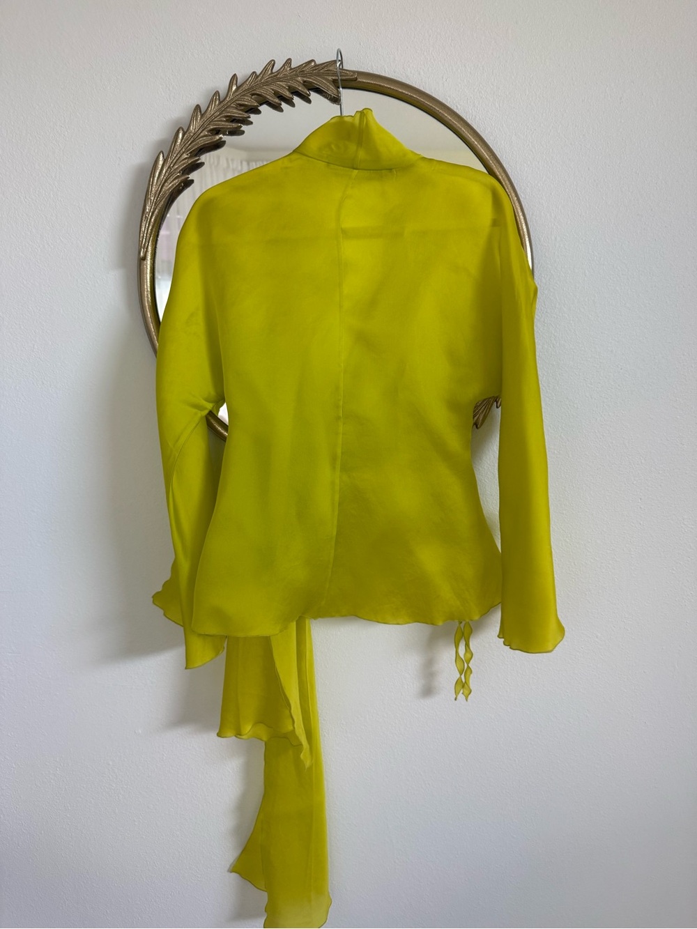 Jackie Rodgers Chartreuse Wrap - Picture 5 of 5